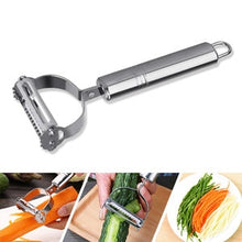 Load image into Gallery viewer, Konco multi-funcional ferramenta de frutas vegetais triturador de batata ricer vegetal mandoline slicer descascador cortador de cenoura triturador ralador